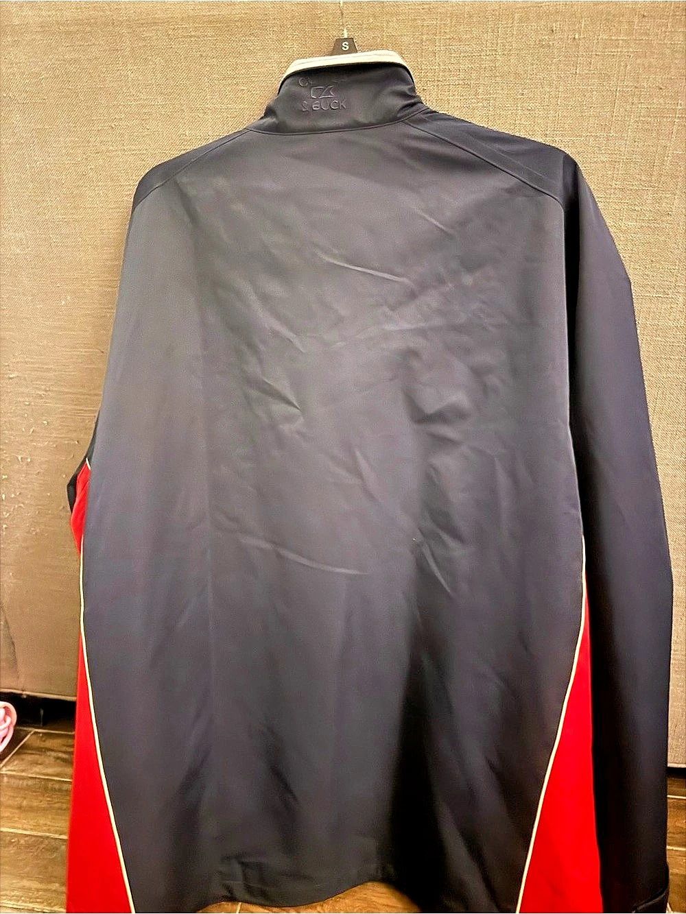 Cutter & Buck Medinah 2012 Golf Jacket Mens XXL Black with Red Side Panels and G - Picture 3 of 5